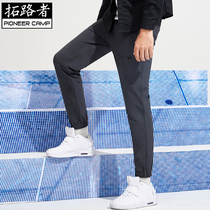 拓路者休闲裤男韩版潮流小脚男士裤子青年收口长裤春秋新款运动裤
