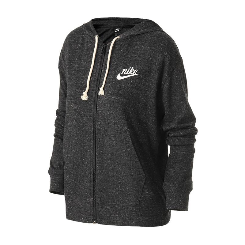 NIKE耐克女装外套连帽休闲健身开衫跑步运动服CJ1695