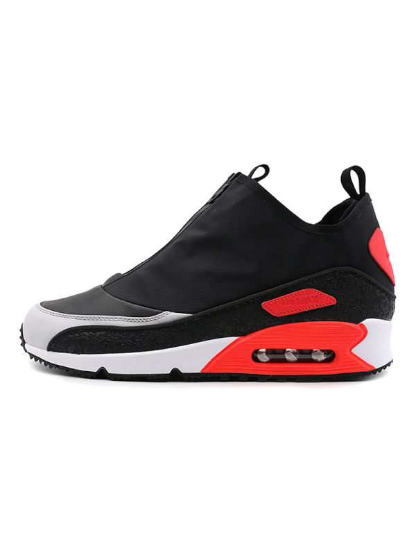 耐克AIRMAX90牛皮面气垫跑步鞋男鞋高帮运动增高858956-002