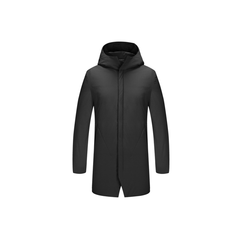 柒牌SEVEN新款连帽男士羽绒服冬季保暖外套韩版修身商务休闲青年潮流