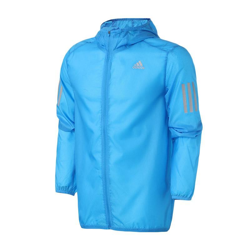 adidas阿迪达斯男子外套夹克秋季跑步透气运动服DN8764 L DN8764蓝色