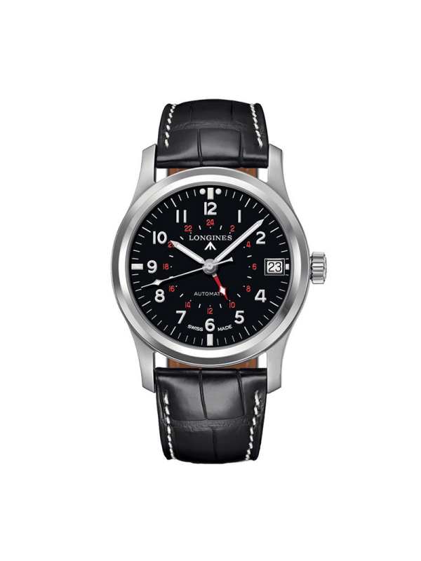 浪琴(Longines)瑞士品牌名表经典系列机械男表商务运动黑盘黑带L2.831.4.53.2自动机械表男士手表