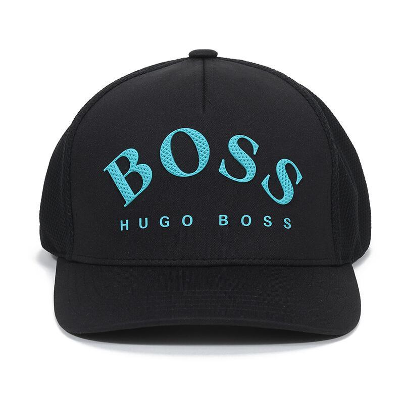 HUGO BOSS 雨果博斯 男士 LOGO图案织物棒球帽鸭舌帽帽子 50430769