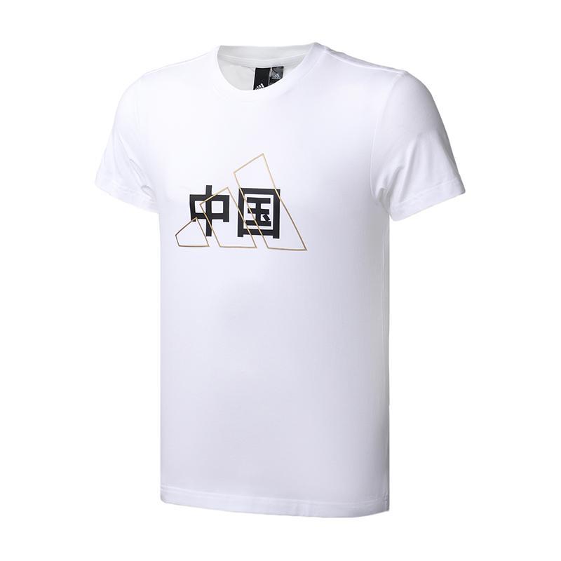 阿迪达斯男服短袖T恤ZHONGGUO TEE运动休闲服GL5634