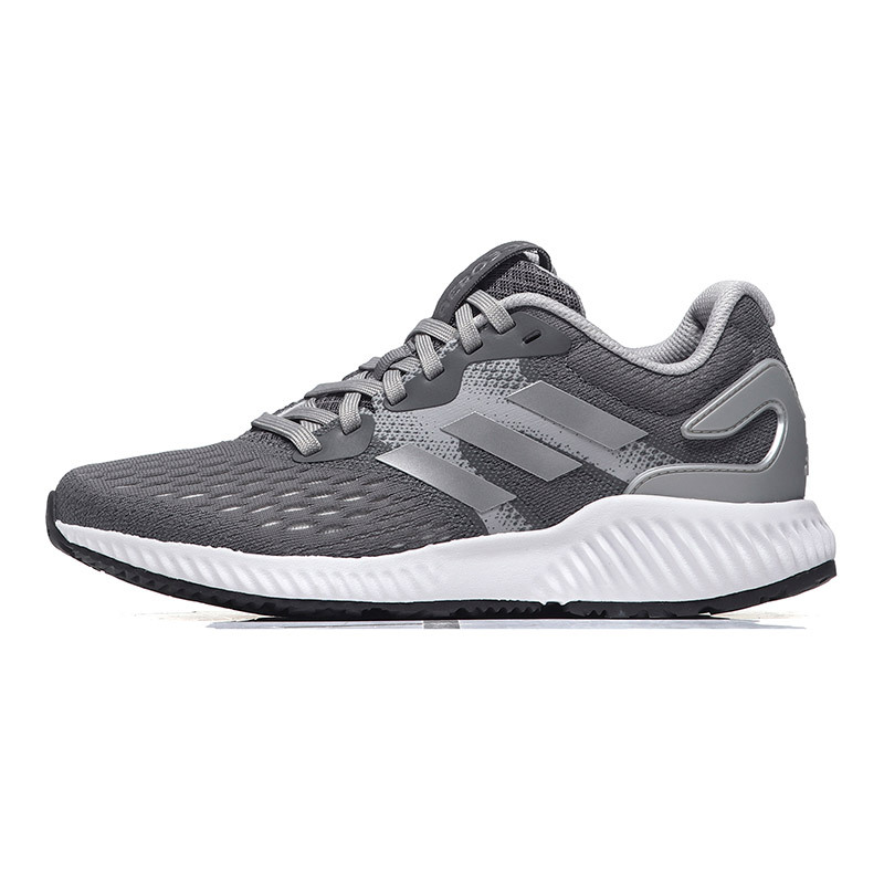 adidas阿迪达斯女子跑步鞋透气舒适休闲运动鞋DA9967 DA9967三度灰+四度灰+银金属