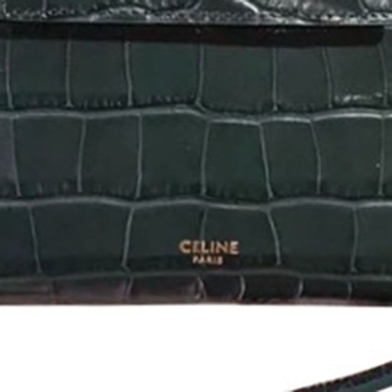 【预定】CELINE Belt 鲶鱼手拎包 鳄鱼压纹 Nano 20*20*10CM图片