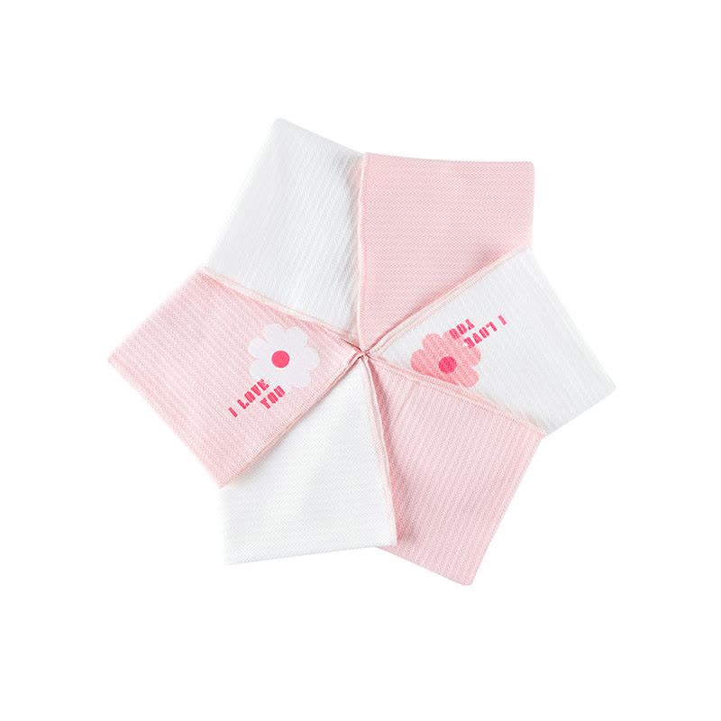 hello mika 米卡 (6条装)婴儿毛巾洗脸巾宝宝方巾口水巾图片