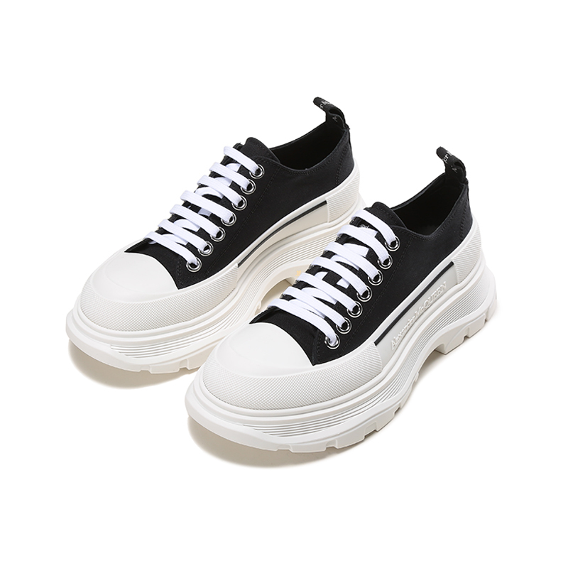 亚历山大·麦昆 ALEXANDER MCQUEEN 女士系带厚底鞋休闲鞋 697072 W4MV2