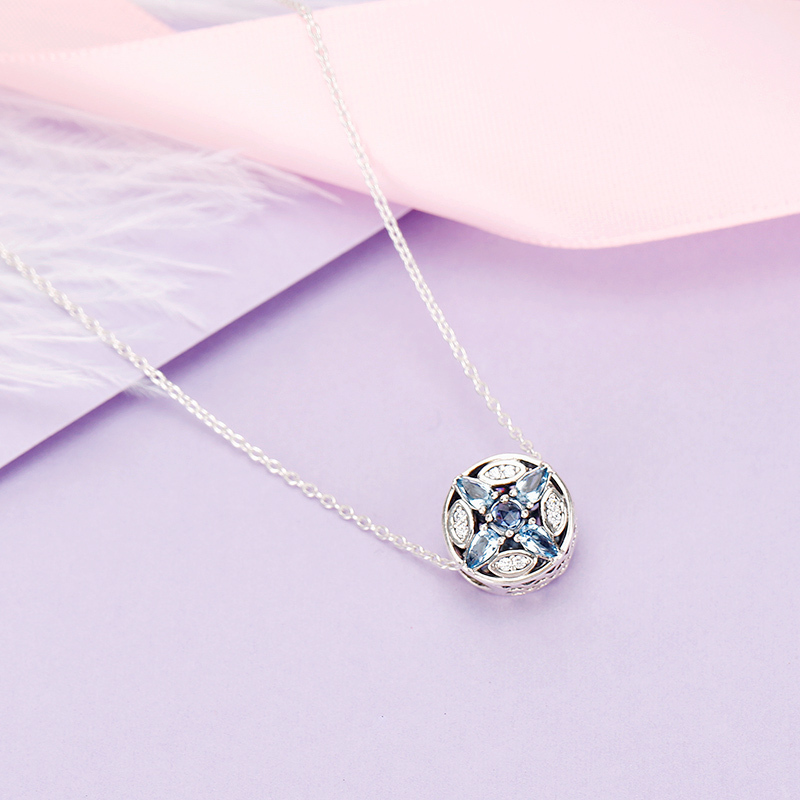 潘多拉 PANDORA 斑斓芝梦925银项链 时尚饰品