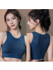 哇噢薄款大胸显小防震运动文胸秋速干美背外穿跑步健身瑜伽运动内