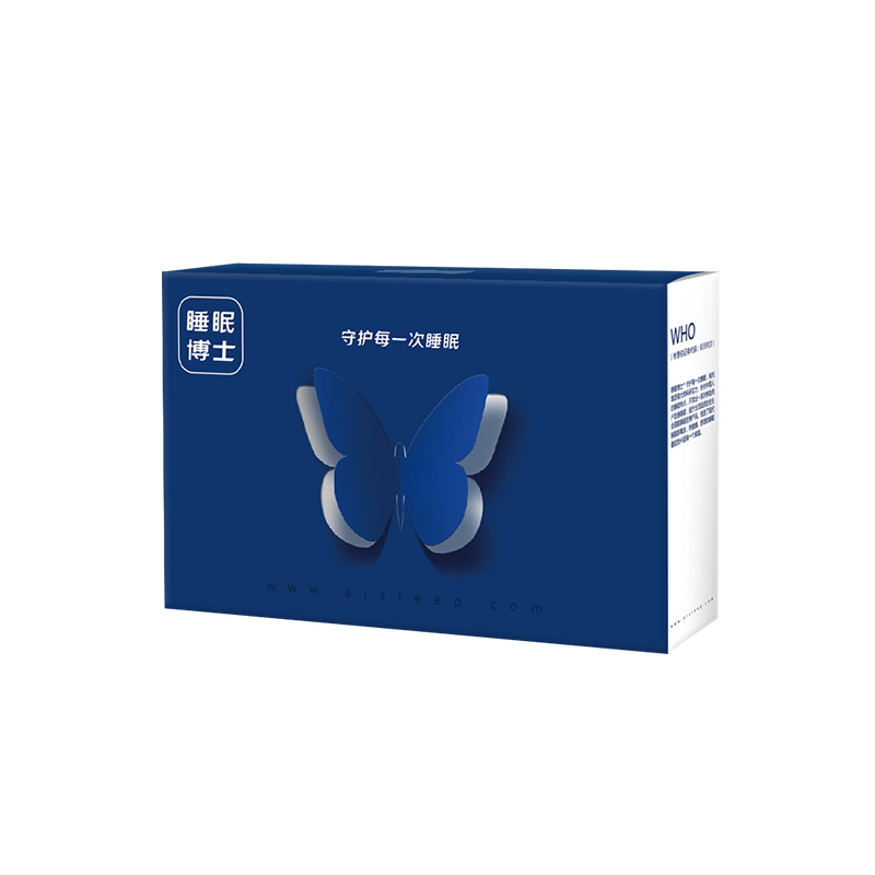 睡眠博士（AiSleep）枕芯 90%含量乳胶枕泰国进口 盈动乳胶蝶形颈椎枕头