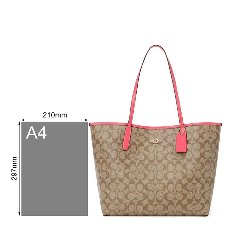 COACH 蔻驰 购物袋 logo印花 织物 5696图片