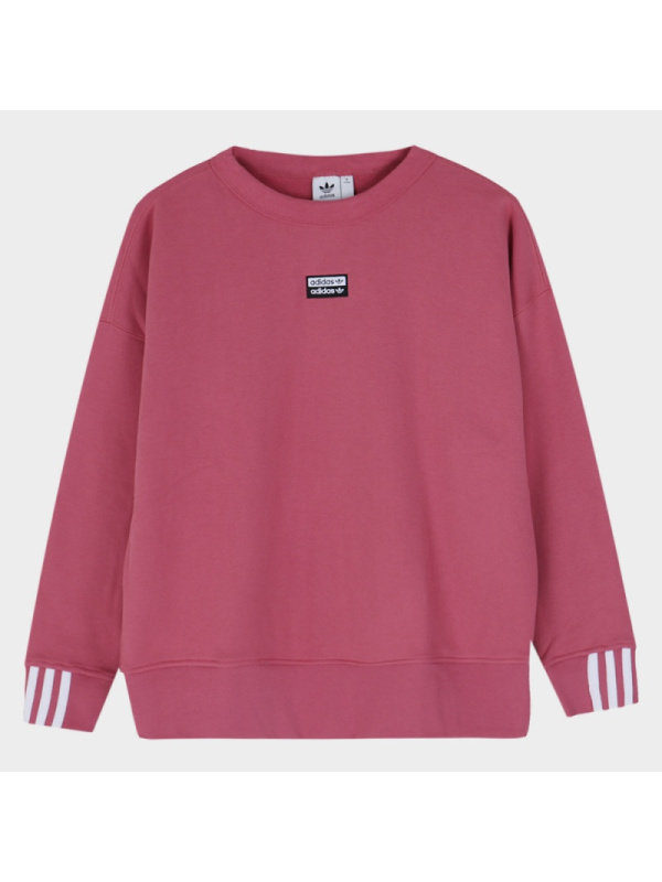 Adidas阿迪达斯三叶冬季女子套头衫运动休闲针织卫衣EJ8569