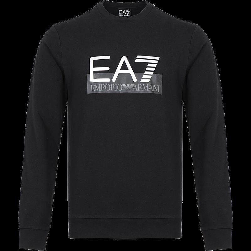 emporioarmaniea7阿玛尼男士棉质圆领长袖卫衣运动衫6gpm60pj05z