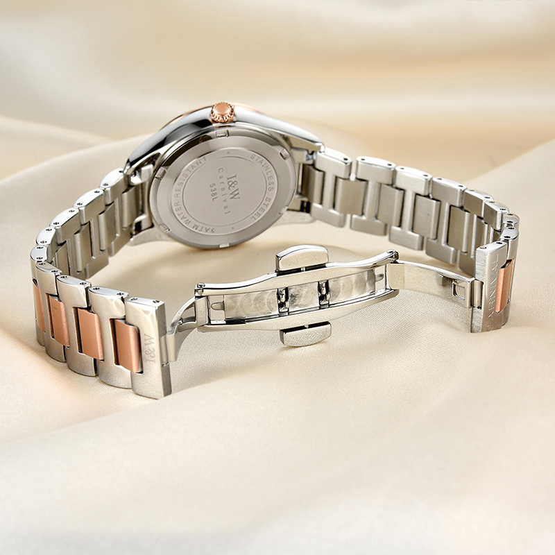 iwcarnivalhwguoji爱沃驰手表女款防水石英表贝母水钻女表学生