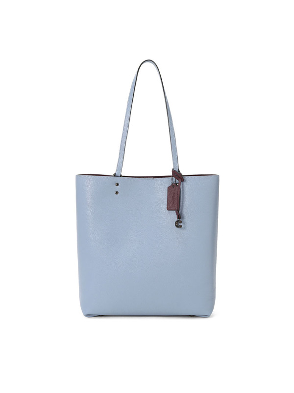 COACH\蔻驰 购物袋 C挂坠粒面皮 单肩包 35*38*11CM