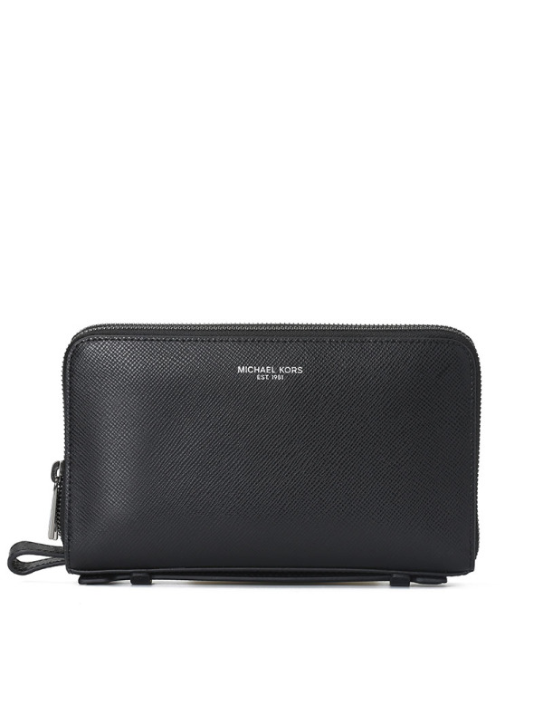 Michael Kors/迈克·科尔斯 男士HARRISON双层拉链长款手拿钱包 39F5LHRN8L