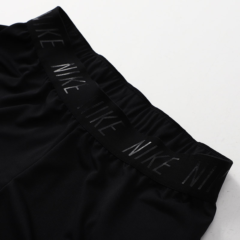 Nike耐克女运动短裤透气训练健身跑步运动裤890469.. L 890469-010黑+黑+白