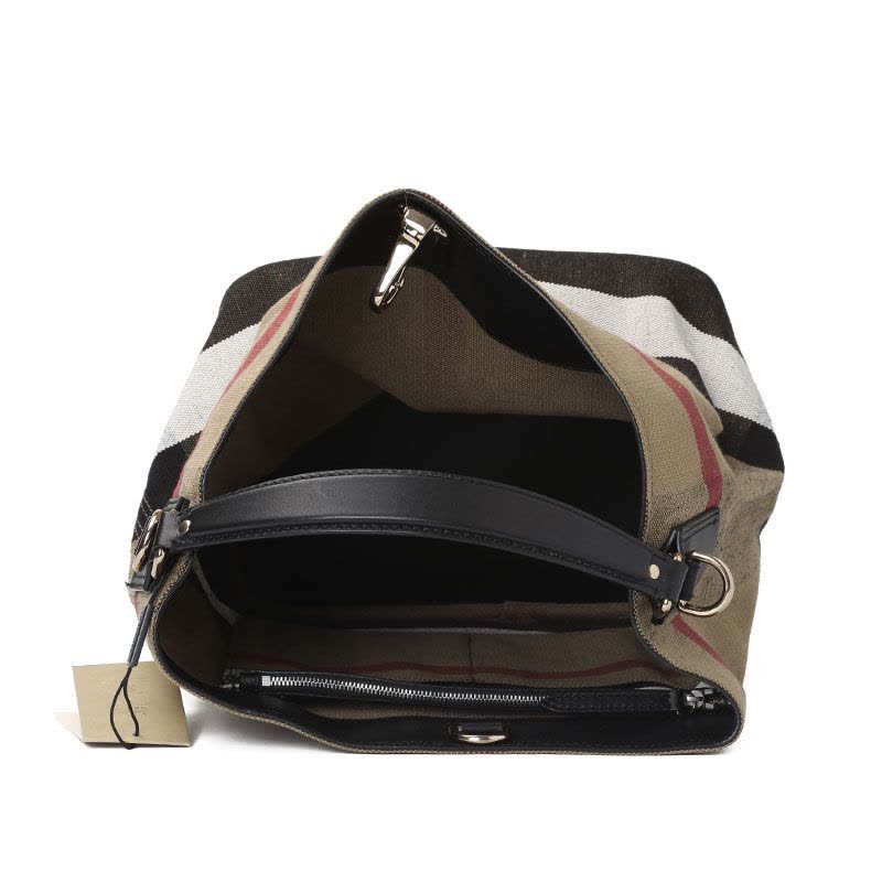 BURBERRY 经典格纹 斜挎包水桶包图片