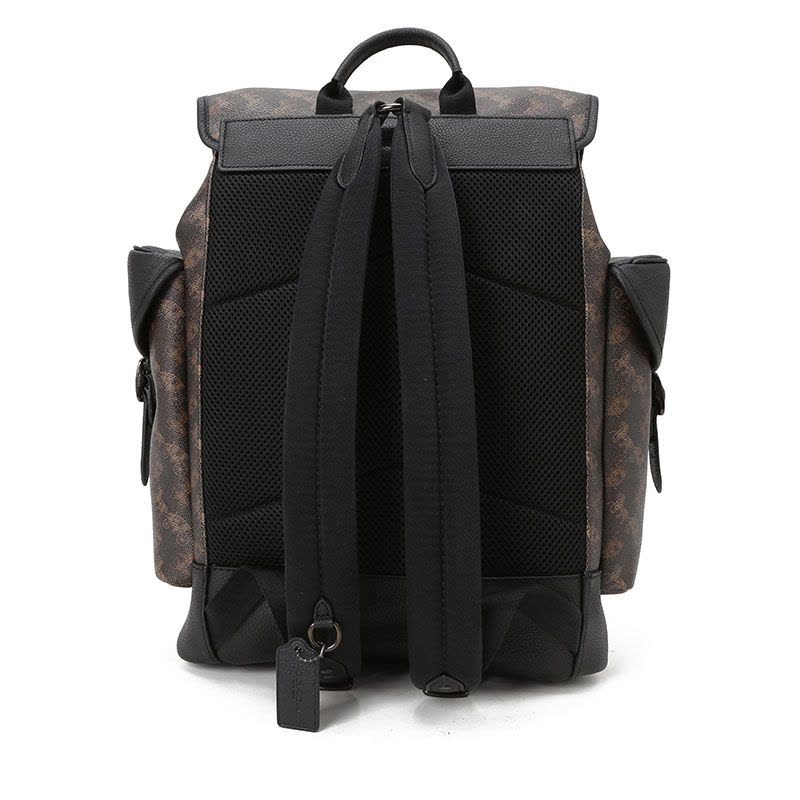 蔻驰COACH 男士 双肩包 老花拼皮 4072图片