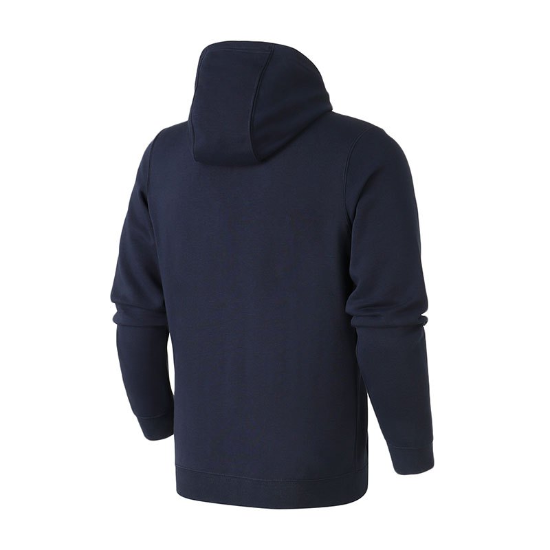 NIKE耐克男装夹克运动休闲黑色针织保暖连帽运动服外套804392