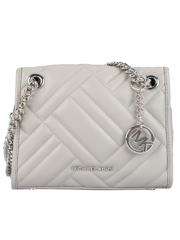 MICHAEL KORS迈克·科尔斯mk女包奢侈品斜挎包经典大气二层牛皮格纹拉链欧美时尚女士单肩包