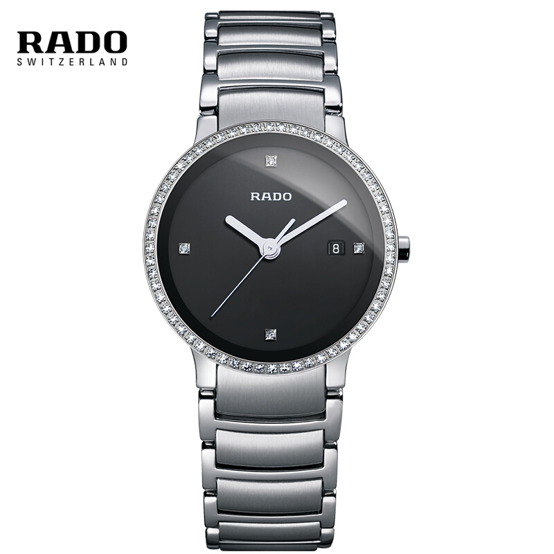 雷达rado瑞士手表晶萃系列时尚休闲简约商务石英女士手表r30933713