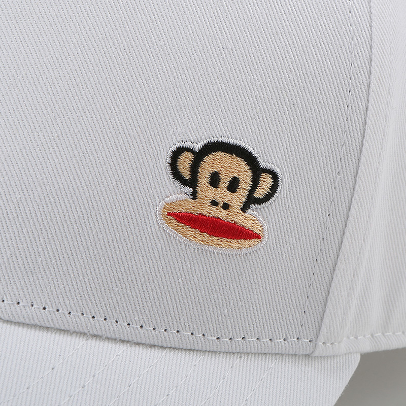 Paul Frank/大嘴猴2020春季新款帽子女简约韩版LOGO刺绣鸭舌帽潮