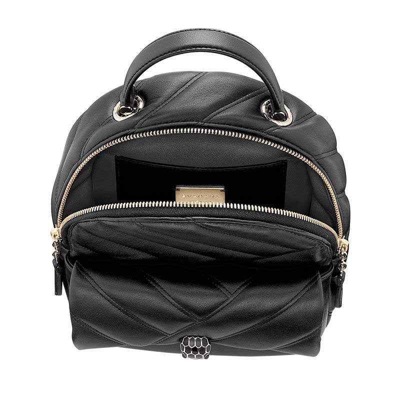 【预定】BVLGARI宝格丽 Serpenti Cabochon经典蛇头双肩包288735图片