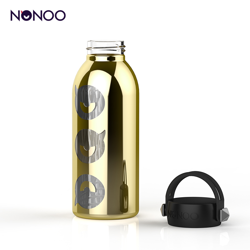 哈尔斯 NONOO COOL CUP玻璃杯情侣学生创意水杯 男女时尚礼品杯随手杯 潮400ml