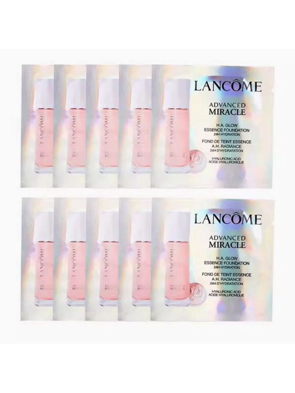 兰蔻奇迹水啵啵水润粉底液1ml*10片 5ml*3