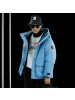 波司登2020新款羽绒服男短款韩版防风冲锋衣工装外套冬B00143401 黑色8056 185/100A