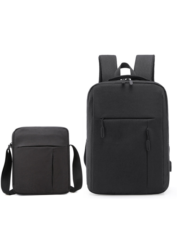 Ceba背包男士双肩包套包韩版旅行包高初中女学生包简约时尚电脑包