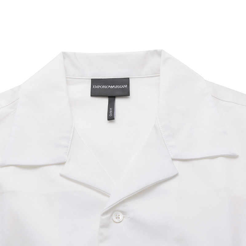 阿玛尼 EMPORIO ARMANI 男士休闲短袖衬衫3R1CC4 1NSEZ