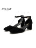 St&Sat/星期六商场同款稳固粗跟时尚女鞋凉鞋中后空SS71114390