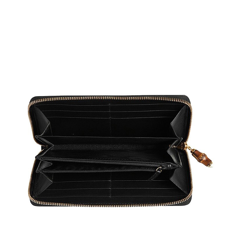 gucci古驰女士手拿包黑色经典化妆包