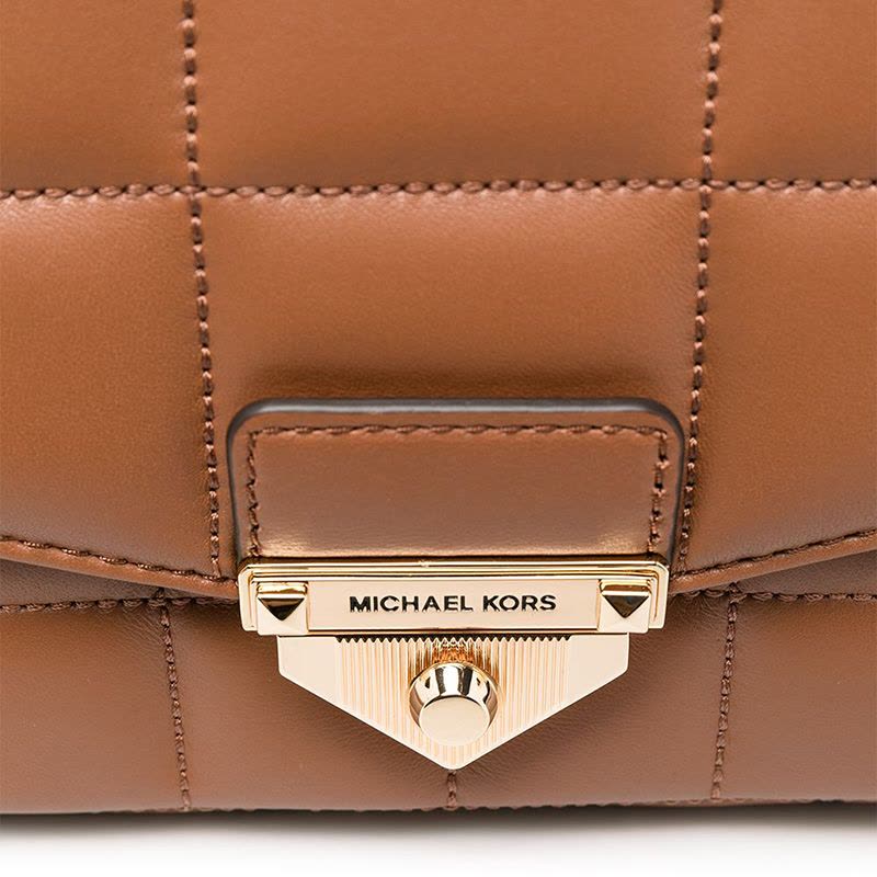 MICHAEL KORS SOHO 口盖包 金属三角扣 格纹皮 30F0G1SL3L图片