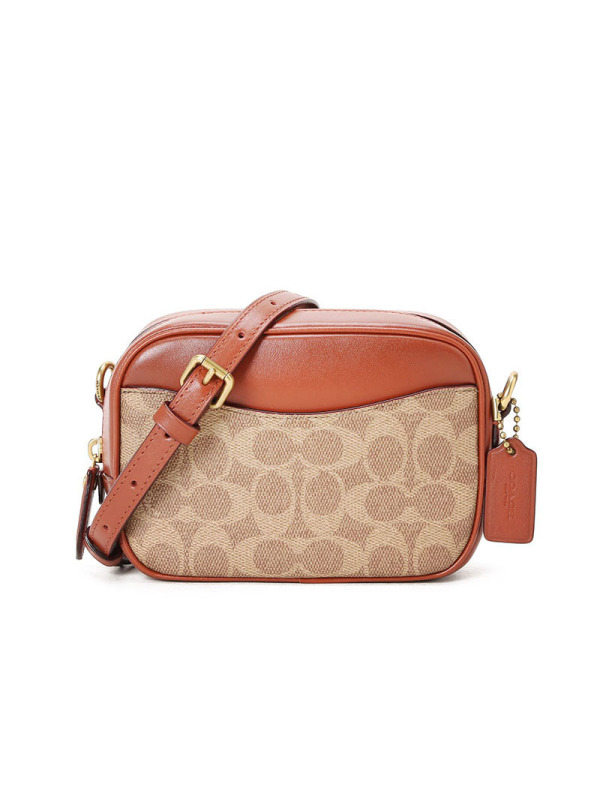 COACH CAMERA 相机 斜挎包 1025 金扣 牛皮革\PVC