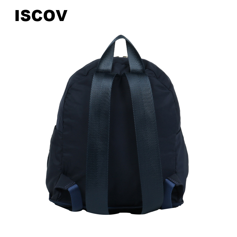 ISCOV时尚潮流双肩包女春夏 尼龙大容量实用背包