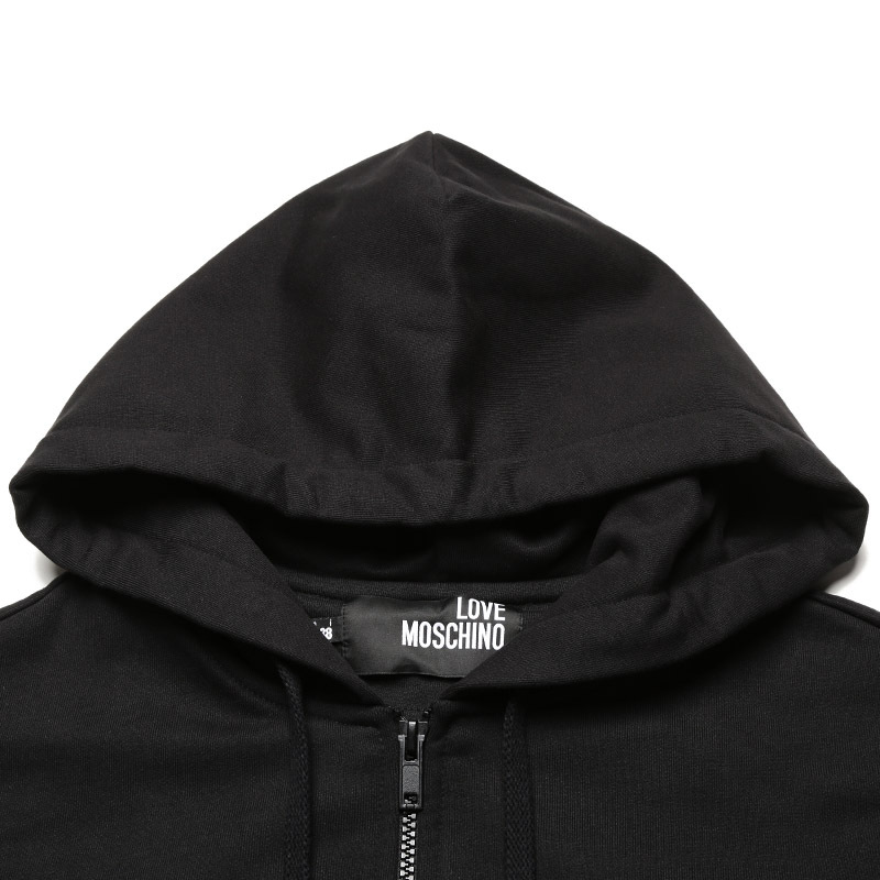LOVE MOSCHINO 女士棉质连帽上衣外套W3381 80 M4266