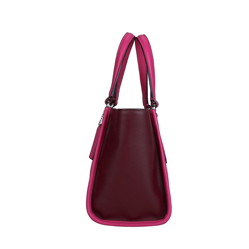 COACH/蔻驰 女包拼色迷你手拎斜挎蝙蝠包 38291 (32)22.5x18x14CM图片