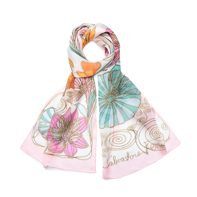 菲拉格慕salvatoreferragamo女士丝质围巾丝巾320372