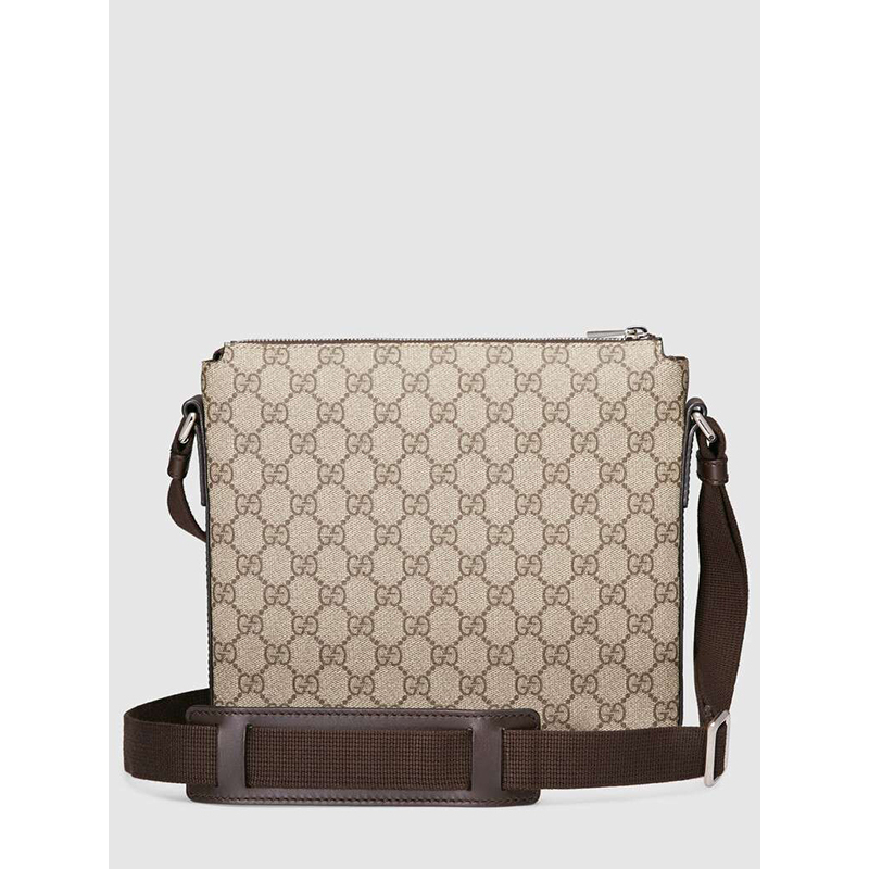 GUCCI/古驰 经典Logo男士帆布单肩包 406410