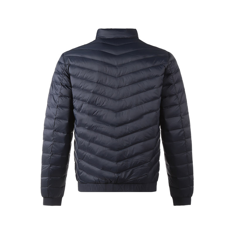 阿玛尼 ARMANI EXCHANGE 男士 锦纶轻薄款鸭绒羽绒服夹克外套8NZB52 ZNW3Z