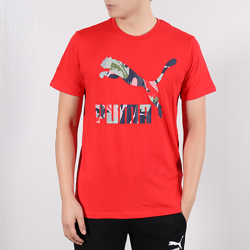 PUMA彪马 男子圆领短袖T恤 Classics Logo 579405