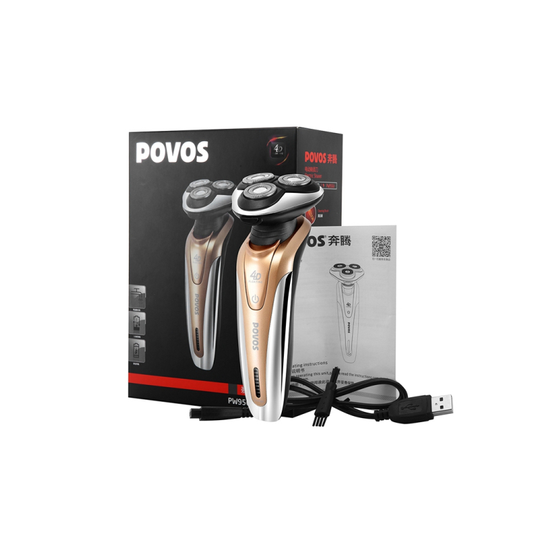 奔腾（POVOS）PW956V电动剃须刀 全身水洗 强劲剃须刀刮胡刀充电剃须刀