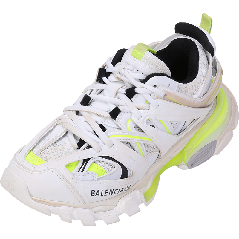 BALENCIAGA 巴黎世家 女士TRACK系列做旧风格系带休闲运动鞋老爹鞋厚底鞋脏脏鞋 542436 W1GC3