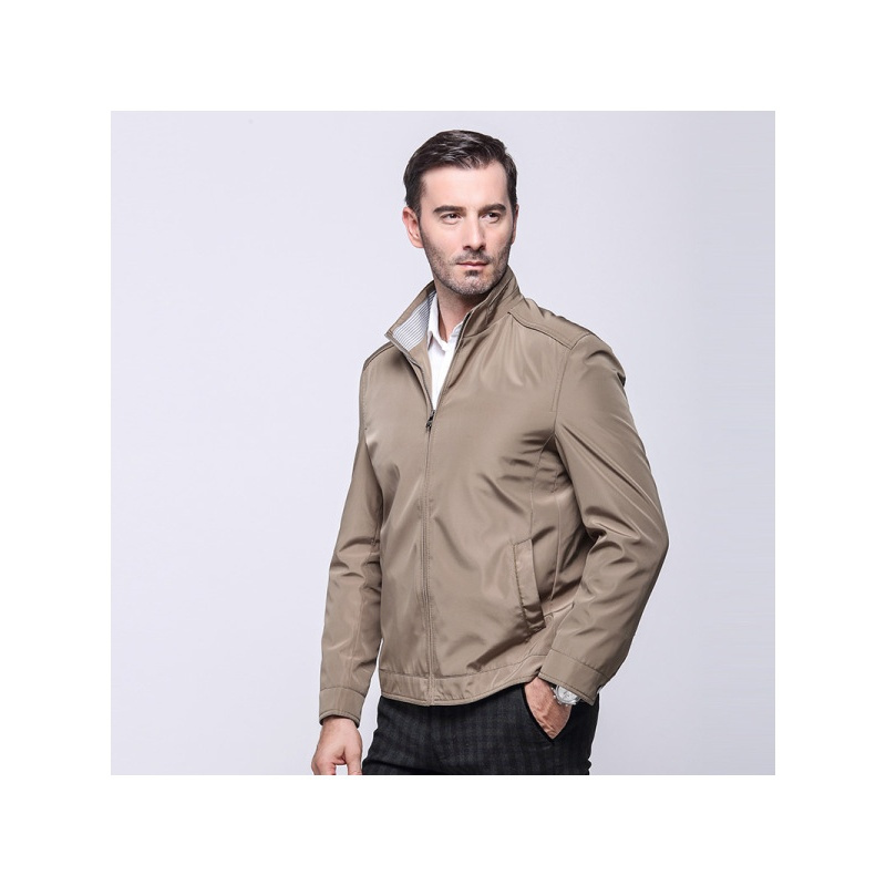 aemape美国苹果夹克男士春季流行立领商务休闲外套新款