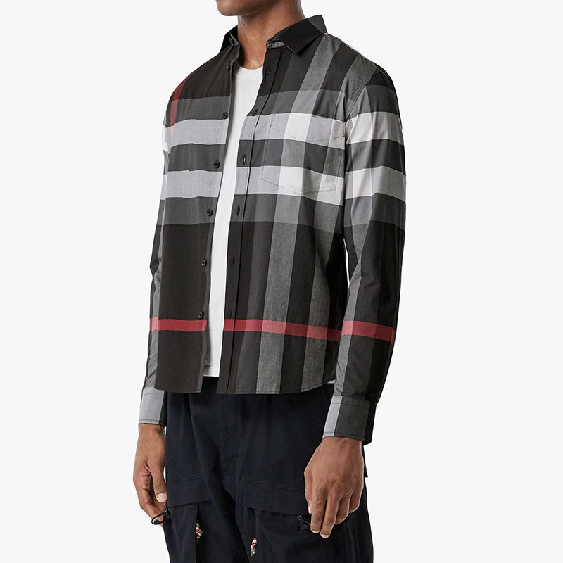 博柏利 BURBERRY 8023772 男士衬衫