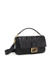 芬迪FENDI BAGUETTE 法棍包大号 FF标识FF压纹8BR771金扣 女士单肩斜挎包